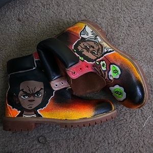 Custom made timberland boots